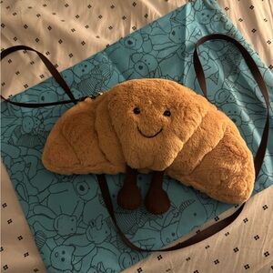 Jellycat Croissant Plush Bag